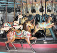 Dentzel Horses and Cat - Carousel View